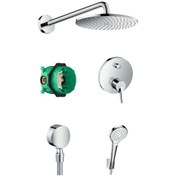 Resim Hansgrohe Talis S Ankastre Banyo Seti - Krom Hansgrohe