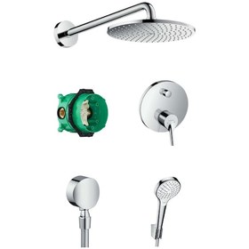 Resim Hansgrohe Talis S Ankastre Banyo Seti - Krom 