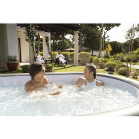 Resim Lay-z-spa 60067 Mauritius Smart Airjet Şişme Spa Havuzu, 5-7 Kişilik Gri 