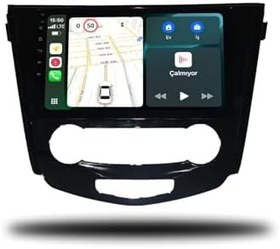 Resim MarTechno Manuel Klima Android Multimedya 4GB RAM 64GB Hafıza Nissan Qashqai 2014-2021 ile uyumlu 