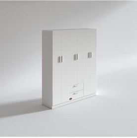 Resim Kenzlife Gardırop 6 Kapılı Çekmeceli Begonvil150 Byz Kapaklı Gardolap Dolap 