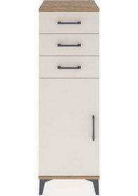 Resim Hyperion Dolap 3 Çekmeceli Tek Kapaklı 44x44x134 Çam-aytaşı Atlas Çam 