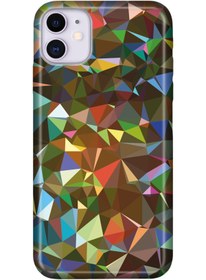 Resim Cekuonline Iphone 11 Pure Modern Desenli Silikon Kılıf Mozaik 