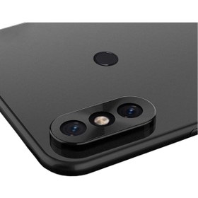 Resim Microcase Xiaomi Redmi Mi Mix 3 Kamera Lens Koruma Halkası - Kapalı Tasarım Siyah 