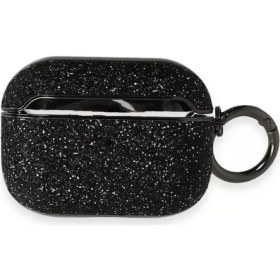 Resim Airpods Pro 2 (2.nesil) Spell Simli Kılıf Siyah 