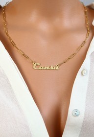 Resim Tasarlatak Isim Kolye Gümüş Cansu 