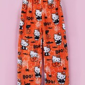 Resim Sanrio için for hello kitty Kadınlar için Rahat Fleece Astarlı Pantolon - Pembe ile Kırmızı Kurdele ve Beyaz Kalpler, Kalın Sıcak Uzun Kışlık Giyim için Sonbahar/Kış, Sevimli Karikatür Baskı Tasarımı, Rahat Rahat Giyim, Eğlenceli Tasarım, Yumuşak Dokulu 