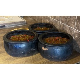 Resim AdenArt Doğal Toprak Kuzuluk Güveç Tencere 20-25 Kişilik 10 Litre 34X15 cm 