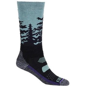 Resim Burton Performance Midweight Unisex Çocuk Mavi Kayak Çorabi 