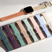Resim 5 adet Silikon Spor Kayışı iWatch Serisi 10 9 8 7 6 5 4 3 2 1 için, Erkek ve Kadınlar için Yumuşak Su Geçirmez Yedek Kayış, 38mm 40mm 41mm 42mm 44mm 45mm 46mm 49mm, Sevgililer Günü ve Noel için hediye olarak 