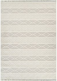 Resim Kaşmir Halı 7/24 İskandinav Larus Grey 200x290 CM Salon Mutfak Halısı Yolluk Kilim 