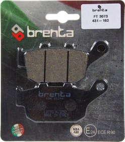 Resim Brenta 431-163 2013-2018 Honda Cbr 500r Uyumlu Arka Fren Balatası Organik Balata 
