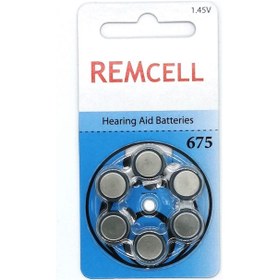 Resim Remcell 675 Numara 1.45V İşitme Cihazı Pili Blister 6'lı 