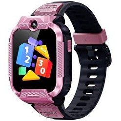 Resim Mibro Z5 Çift Kameralı GPS Destekli 4G Pembe Akıllı Çocuk Saati 