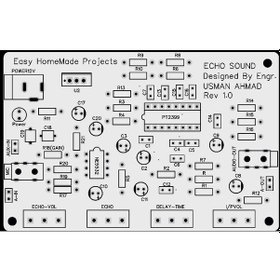 Resim Amfiler Için Echo Ses Yankı Devresi Pt2399 Beyaz 