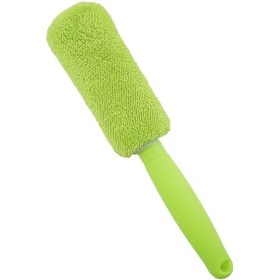 Resim Chenkestoreone Yeşil Dayanıklı Portatif Oto Fırçası - Ergonomik Saplı Hafif Jant Temizleme Aracı 