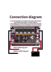 Resim Dancemonkey 99 Dişli Güç Düzenlenebilir Mini Nokta Kaynak Makinesi Kontrol Paneli 