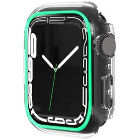 Resim Binano Apple Watch 42mm Fosforlu Kasa Koruyucu Mavi 