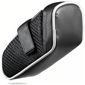 Resim Konesam Sürekli Su Geçirmez Bisiklet Saddle Çantası, Minik Tasarım, Anahtar/ Telefon Saklama, Kol Saçma, Fiets Sepeti Siyah-gri Gri 