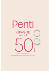 Resim Penti Opak 50 Siyah Külotlu Çorap-pentilicious Siyah 