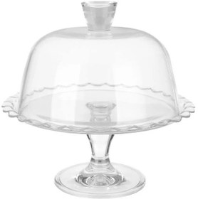 Resim Paşabahçe 96952 Patisserie Ayaklı Fanus Kapaklı Servis Tabağı 