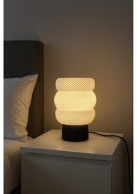 Resim Celestia Modern Abajur Aydınlatma Gece Lambası Dekoratif Obje Tasarım Masa Lambası Çok Renkli 