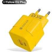 Resim İphone Uyumlu 16 Pro/android İçin Minik 20w Usb C Hızlı Şarj Cihazı, Çoklu Koruma Eu Yellow 02 