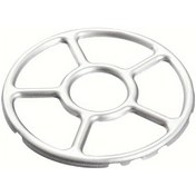 Resim Chenkestoreone Gümüş Gaz Ocağı Rafı Kaymaz Tencerelik Yardımcı Set 