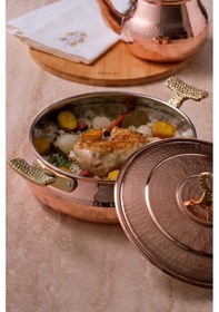 Resim Emsan Göbeklitepe Bakır Pilav Tenceresi 20 Cm Bakır 