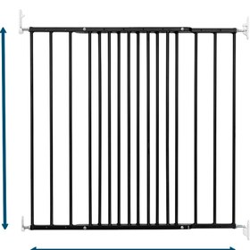 Resim BabyDan Liva Bebek ve Çocuk Güvenlik Kapısı 62,5 - 106,8 cm Siyah - Siyah 
