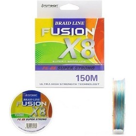 Resim Remixon Fusion 150 Mt X8 Multicolor 8 Kat Ip Misina # 0,20 Mm 