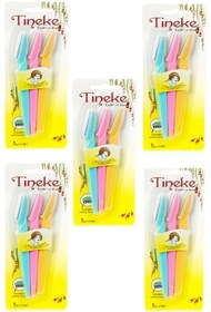 Resim TİNEKE 3'lü Kaş Usturası 5 Paket 5 Li Paket 