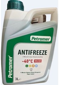 Resim Petromer Organic Antifiriz -40 Yeşil 3 Litre Kullanıma Hazır 