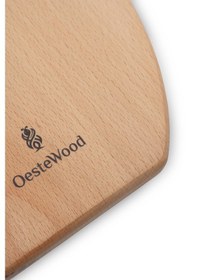 Resim Yekpare Masif Ahşap Sunum Kesme Tahtası Desenli Kayın Large 1 