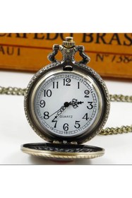 Resim hediyeconcepti Marvel İron Man Quartz Steampunk Vintage Köstekli Saat 