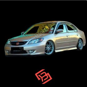Resim Honda Civic Vtec Yan Marşpiyel Sağ Sol Set Plastik 