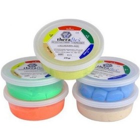 Resim Msd Theraflex Putty El Egzersiz Hamuru 5 Renk 85 Gr. Set 