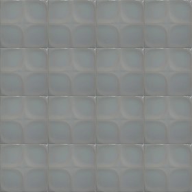 Resim Can Seramik - 13*13 Cm. Beyaz Kabartmalı Çini Karo (5 Li 1 Paket) 