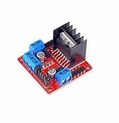 Resim Arduino L298n Voltaj Regulatörlü Çift Motor Sürücü Kartı 