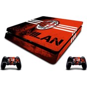 Resim Stickermarket PS4 Slim AC Milan Sticker Seti 