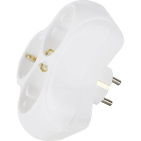 Resim Cmk Papatya Üçlü Golyat Topraklı Fiş Priz Yonca Tip Sıva Üstü 