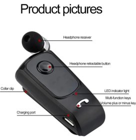 Resim Digi Monster PG-920 Makaralı Bluetooth Kulaklık | Otomatik Makaralı Tasarım | Hafif & Ergonomik | Bluetooth 5. 1 | Uzun Pil Ömrü 