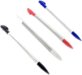 Resim Valley Of The Sun Paketi 4 3DSXL Ekstra Stylus Teleskop Metal Dokunmatik Kalemler Değiştirme, Eski 3DS XL LL 3DSLL Oyun Konsolu, Kırmızı/Beyaz/Siyah/Mavi Teleskopik Kalem Touchpen Dört ADET Set Aksesuarları 