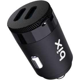 Resim Bix Bxcc65c 65w Çift Portlu Type-c Araç Şarj Aleti İPhone & Android & Notebook Mini Araç İçi Şarj Cihazı 