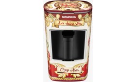 Resim Chiara Alessi Grundig La Dolce Vita Kırmızı Türk Kahvesi Makinesi 