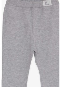 Resim Breeze Erkek Bebek Eşofman Altı Yazı Baskılı 9 Ay-3 Yaş, Açık Gri Melanj Açık Gri Melanj 