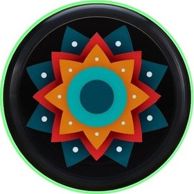 Resim Xiyyadms Led Işıklı Spor Frisbee - Dış Mekan Aktiviteleri İçin Dayanıklı, Su Geçirmez - Aile Etkileşimi Ve Rekreasyon - 27cm 175g Yeşil Işık Yeşil 