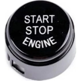 Resim OEM Bmw F10 2010-2012 5 Serisi Siyah Start Stop Tuşu Kapağı 