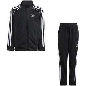 Resim Ix7624-c Adidas Sst Tracksuıt Çocuk Eşofman Takımı Siyah Ix7624-c SIYAH 