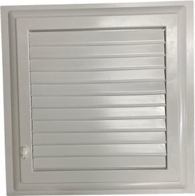 Resim Plastik Menfez 45X45 Beyaz Banyo Wc Havalandırma 